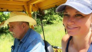 He's BACK to Work! Laying Pipe With Old Ford Backhoe