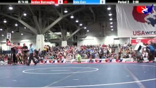 Jordan Burroughs vs. Nate Carr at 2013 Las Vegas/ASICS U.S. Open