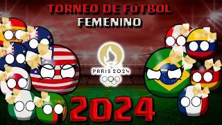 Torneo Femenino de FUTBOL - JUEGOS OLÍMPICOS PARIS 2024 | countryballs