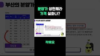 분양가 상한제 가격 실화냐