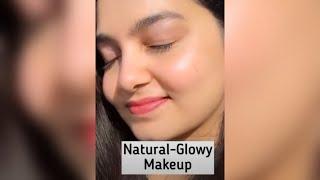 Easy 2 min glowy makeup for beginners  #everydaymakeup #nomakeupmakeup #shorts