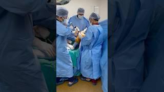 knee replacement OT-it takes Precision & power in fitting a new knee #totalkneereplacement