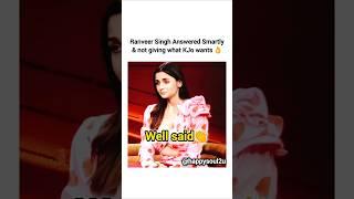 Ranveer Singh and Alia Bhatt on koffee with karan johar #shorts #aliabhatt #ranveersingh #bollywood