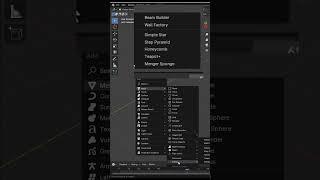 HOW TO CREATE WALL FACTORY IN SECONDS IN BLENDER #blender3dmodeling  #youtubeshorts