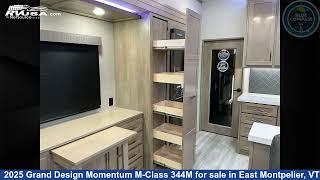 Magnificent 2025 Grand Design Momentum Toy Hauler RV For Sale in East Montpelier, VT | RVUSA.com