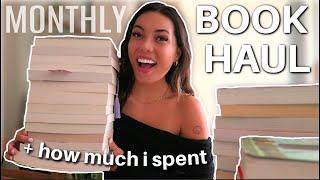 MONTHLY BOOK HAUL: every book i bought + total spent $$ on books for the month of October 