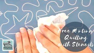 How to clean and care for your Full Line Stencils for free motion quilting