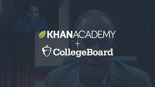 Sal talks to CEO of the College Board, David Coleman