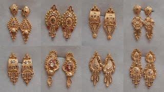 Latest Gold Daily Wear Earrings Designs With Weight And Price || Apsara Fashions