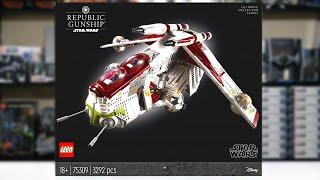 LEGO Star Wars 75309 UCS REPUBLIC GUNSHIP Review! (2021)