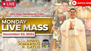 MONDAY FILIPINO LIVE MASS TODAY II 8TH DAY SIMBANG GABI II DECEMBER 23, 2024 II FR. JOWEL GATUS