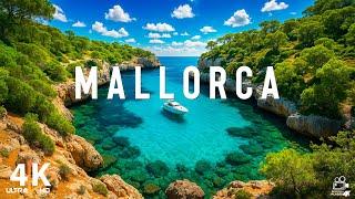 Mallorca, Spain 4K - Beautiful Beaches, Scenic Cliffs and Relaxing Island Journey - 4K VIDEO UHD