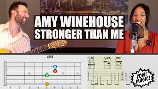 Stronger Than Me - Cover & Guitar Lesson with TAB - Amy Winehouse - Complete Song (Acoustic Duet)