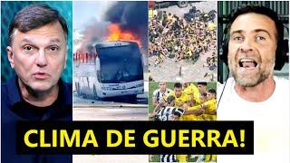 "O CLIMA TÁ MUITO PESADO, gente! E É IMPRESSIONANTE como..." CAOS no Uruguai para Peñarol x Botafogo