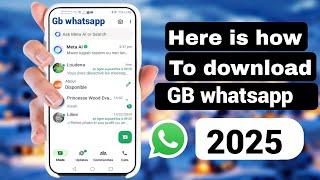 Download and install GB whatsapp 2025 |New whatsapp GB official 2025 Antiban|