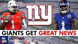 Malik Nabers Gets GREAT NEWS + Giants FAVORITES To Get #1 Overall Pick In 2025 NFL Draft