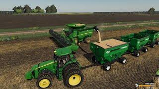 MidWest Horizons Ep#1 | Harvest, Planting, | FS19 Timelapse |Farming Simulator 19 Timelapse