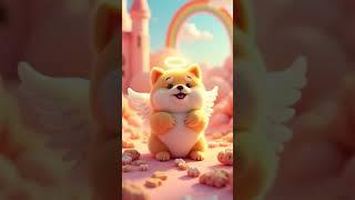 Winged Shiba Pup Dreams of Treat Mountain! (So Cute!)
