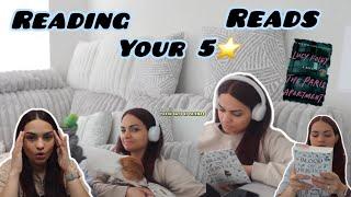 Reading your 5 ⭐️ recommendations for a week ( was not expecting this ) ️