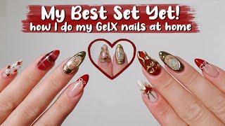 How I Do My Gel-X Nails AT HOME! | Julia Adams