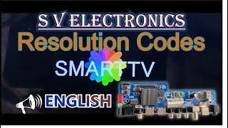 S368A1.5 Resolution Codes | Service menu code | Full HD To Non HD / HD Ready To FHD | English