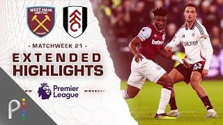 West Ham United v. Fulham | PREMIER LEAGUE HIGHLIGHTS | 1/14/2025 | NBC Sports