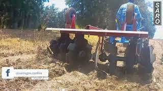 Boost Farm Efficiency: DISC Harrow on Two Wheel Tractor + SARO Tool Carrier Extension