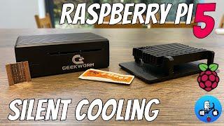 More Silent Cooling. Geekworm Raspberry Pi5 cases