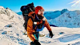 SNOWDONIA SOLO WILD CAMP IN FULL WINTER CONDITIONS ️️