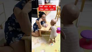 Mẹ đi làm có mệt không? #begaotihon #tepgaofamily #shorts #funny #haihuoc #cute #vui #vuinhon #funny