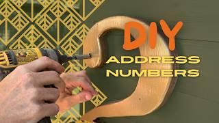 DIY House Number Refresh: Upgraded Plywood Numbers for Your Mailbox