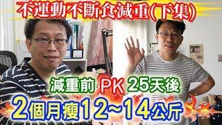 不花錢 不吃藥 不運動 不斷食 兩個月減12-14公斤(下集) 321減肥吃法示範 25天實測  健康減重｜乾杯與小菜的日常