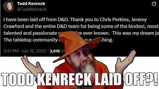 Todd Kenreck Laid Off From WotC | Nerd Immersion