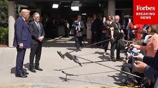 BREAKING NEWS: Trump Takes Several Questions From Reporters Alongside UK PM Keir Starmer | G7