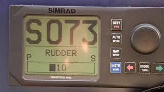 Rudder Angle Indicator, TEST