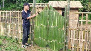 TIMELAPSE:Living in the wild, let's see how an orphan boy builds a bamboo house and survives?