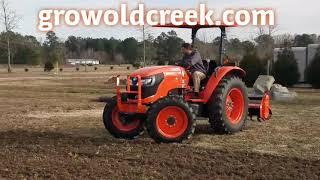 Kubota M5660SU with 6ft tiller...My first time (part 2)