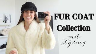 MY FUR COAT COLLECTION | TRY-ON & STYLING | Modern Ways to Wear Vintage Furs | Erin Cara