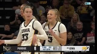 Purdue vs Iowa | Women Basketball Dec 29,2024