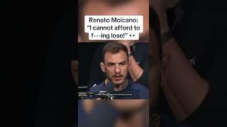 Renato Moicano's reaction 