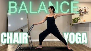 17-Min Standing Chair Yoga for Beginners – Boost Balance & Energy Fast
