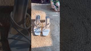 Meesho heel  beautiful white sandal #shorts #short #viralvideo #video