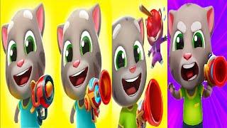 Talking Tom Blast Park old version vs new version Android iOS Gameplay