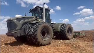 Kirovets K7-42M tractor ripping