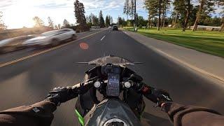 POV Riding Home After School | Ninja 400 | Pure Sound [4K]