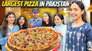 I Ordered the Largest Pizza of Pakistan|Sub Ghar walay Shocked hogaye|Sistrology