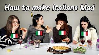 Italian girls reacting to PASTA, PIZZA TORTUREㅣ5 ways to piss off Italians