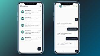 Minimal Chat App UI Design In Flutter - Flutter UI Design Tutorial