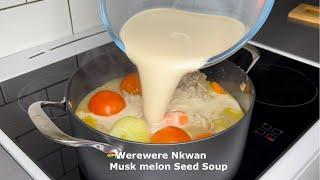 Musk Melon Seed Soup| Werewere Nkwan | Step By Step | Recipe | Lovystouch