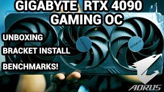 Gigabyte RTX 4090 Gaming OC Installation, Unboxing, Benchmarks & RTX 3080 Ti vs RTX 4090